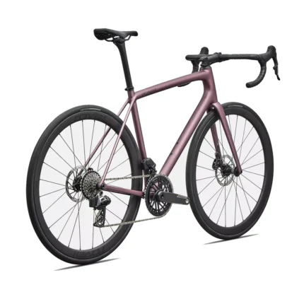 Aethos 2 Expert SRAM Force AXS road bike in Satin Quartz Metallic