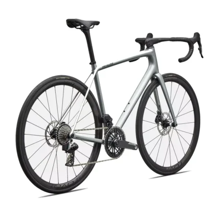 Aethos 2 Pro SRAM Force AXS road bike in Gloss Shadow Silver