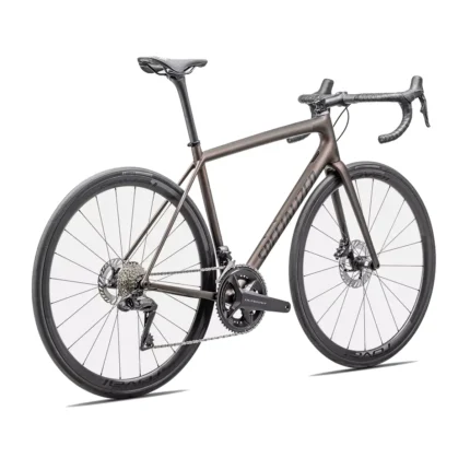 Aethos Pro Ultegra Di2 road bike in Satin Carbon