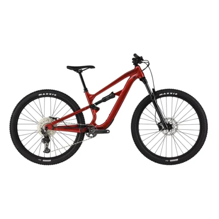 Cannondale Habit 4 trail mountain bike in Candy Red