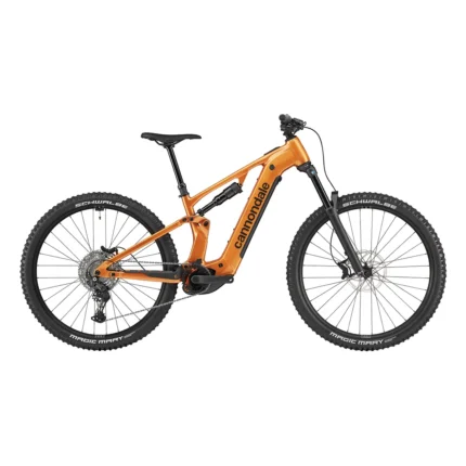Cannondale Moterra 4 electric mountain bike in Tiger Eye