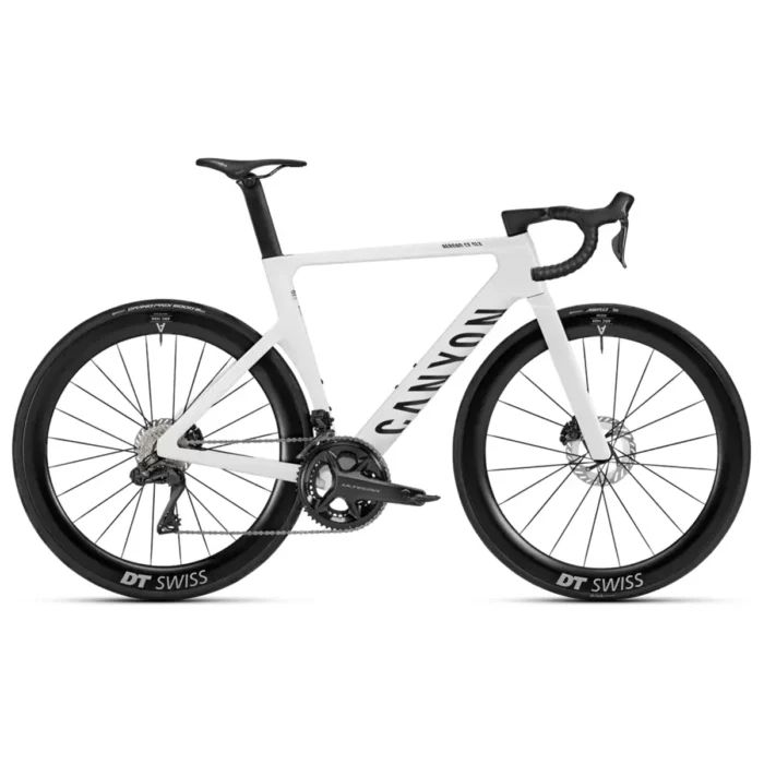Canyon Aeroad CF SLX 8 Di2 aero road bike in Crystal White
