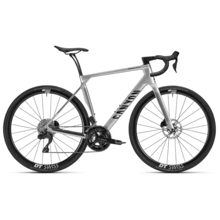 Canyon Endurace CF SLX 7 Di2 carbon endurance road bike in Chrome Whisper