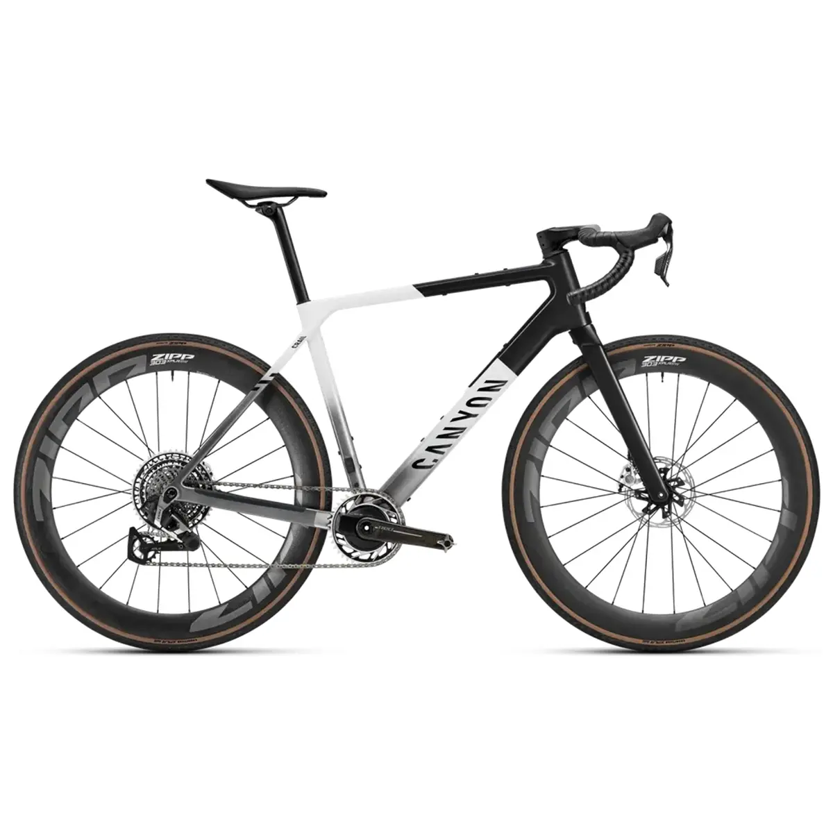 Canyon Grail CFR AXS Gravel Bike in Arctic Noir Canyon Grail CFR AXS Gravel Bike in Arctic Noir