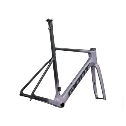Carbon:Brushed Chrome Giant Propel Advanced SL Frameset 2025