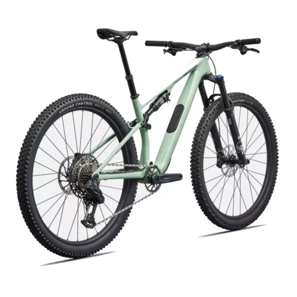 Epic 8 EVO Comp downcountry bike with FOX Performance suspension in Gloss Pistachio