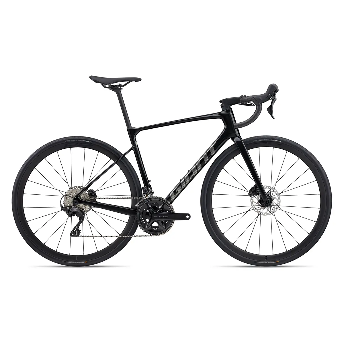 Giant Defy Advanced 2 endurance road bike in Abyss Black:Chrome Giant Defy Advanced 2 endurance road bike in Abyss Black:Chrome