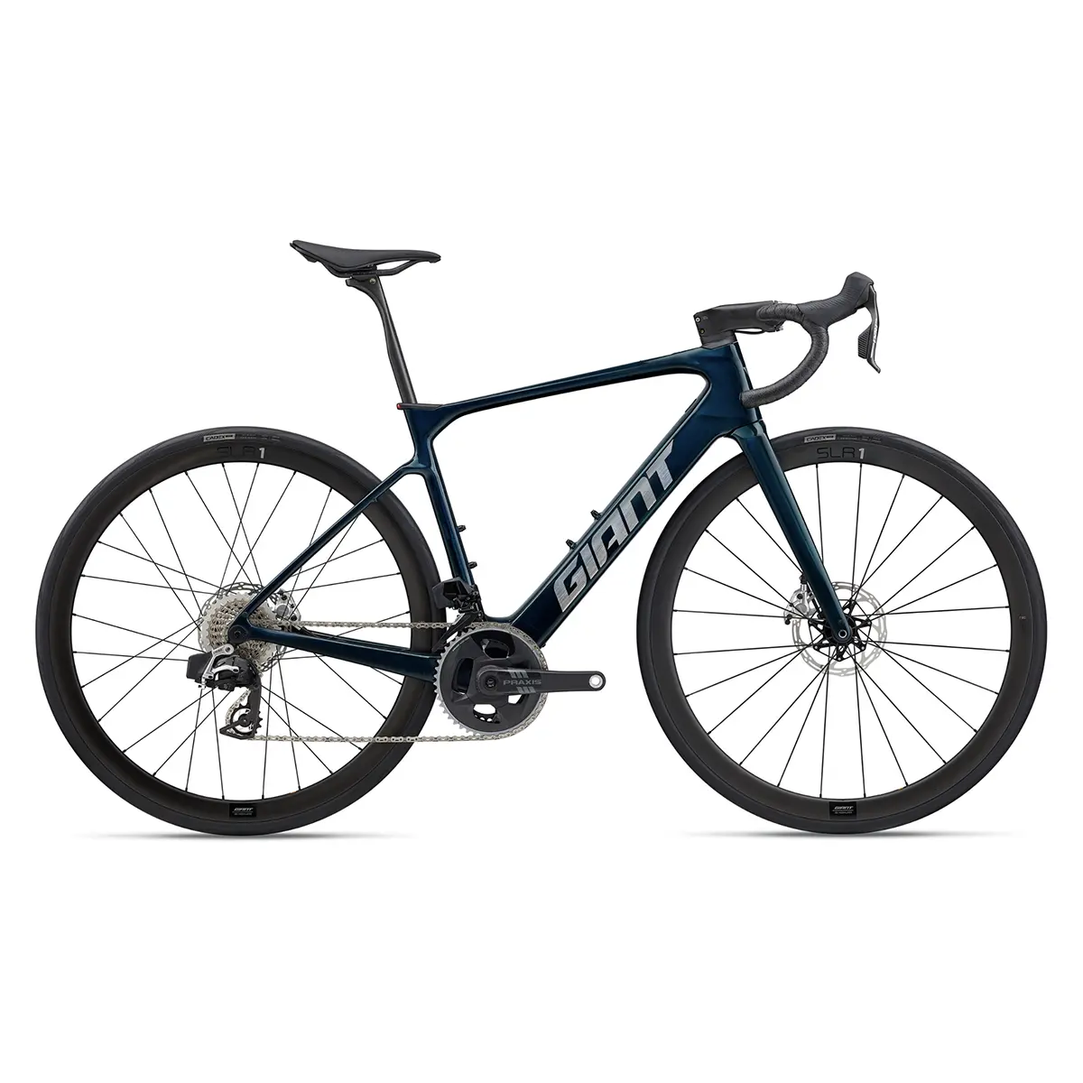 Giant Defy Advanced E+ Elite 0 electric road bike in Midnight Moon Giant Defy Advanced E+ Elite 0 electric road bike in Midnight Moon