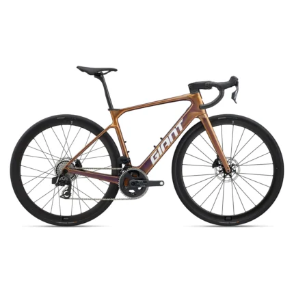 Giant Defy Advanced E+ Elite 1 electric road bike in Mariana Blue