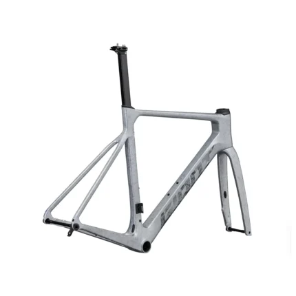 Giant Propel Advanced Pro Frameset 2025 with OverDrive Aero fork in Polar Zone:Chrome