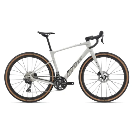 Giant Revolt Advanced 0 gravel bike in Snow Drift