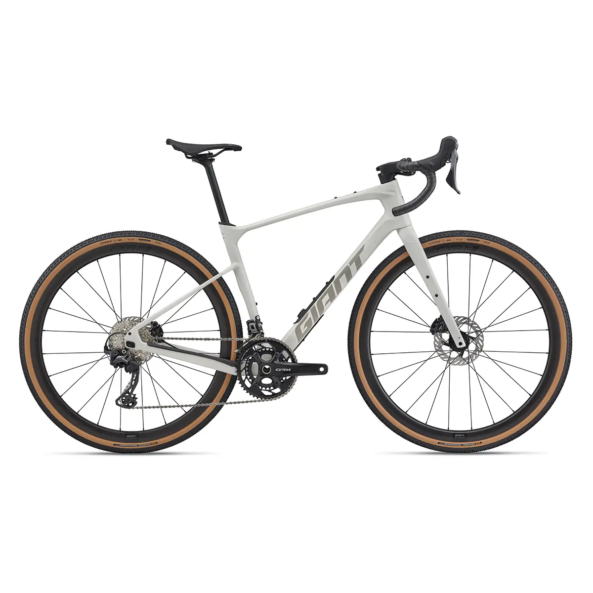 Giant Revolt Advanced 0 gravel bike in Snow Drift Giant Revolt Advanced 0 gravel bike in Snow Drift