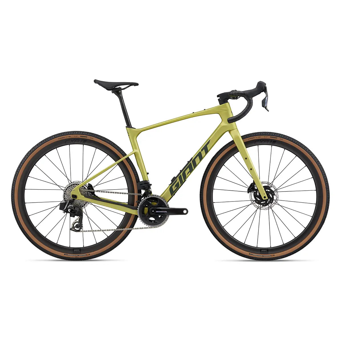 Giant Revolt Advanced Pro 0 gravel bike in Cyber Lime Giant Revolt Advanced Pro 0 gravel bike in Cyber Lime