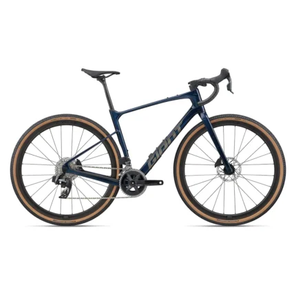 Giant Revolt Advanced Pro 1 gravel bike in Ocean Twilight Chrome