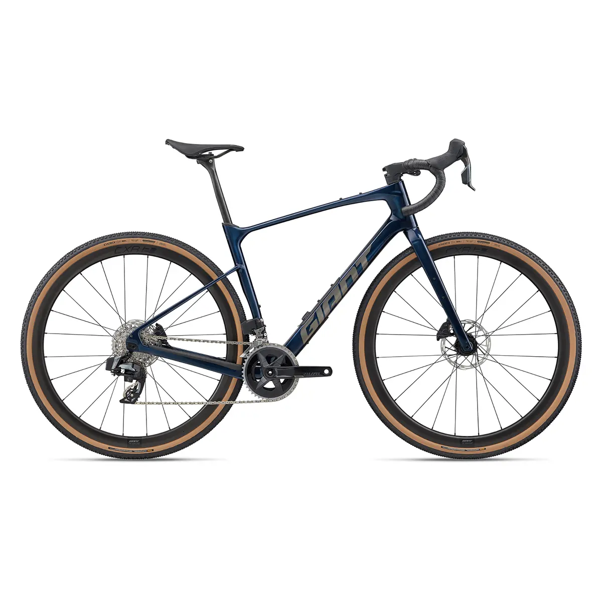 Giant Revolt Advanced Pro 1 gravel bike in Ocean Twilight Chrome Giant Revolt Advanced Pro 1 gravel bike in Ocean Twilight Chrome