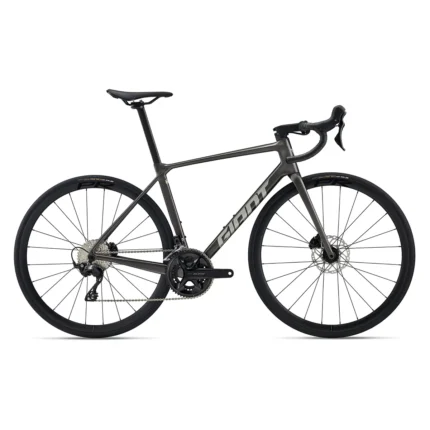 Giant TCR Advanced 2 Pro Compact race road bike in Stealth Chrome