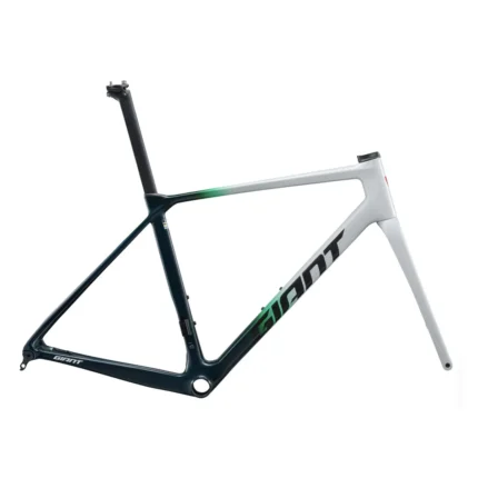 Giant TCR Advanced Pro Frameset 2026 in White : Venom Green