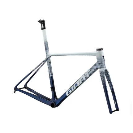Giant TCR Advanced SL carbon road frameset with integrated seatpost in Polar Tide