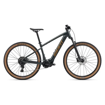 Giant Talon E+ electric mountain bike in Asphalt Green