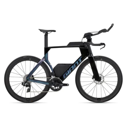 Giant Trinity Advanced SL 2 triathlon bike in Carbon Blue Dragonfly
