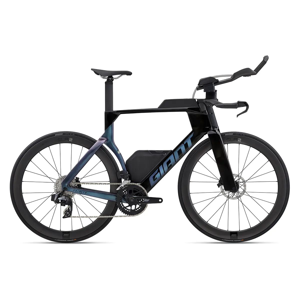 Giant Trinity Advanced SL 2 triathlon bike in Carbon Blue Dragonfly Giant Trinity Advanced SL 2 triathlon bike in Carbon Blue Dragonfly