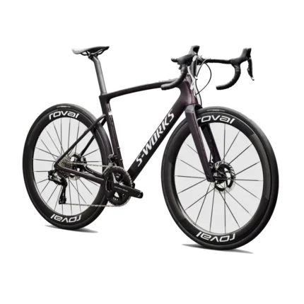 Gloss Carbon Bordeaux Specialized Roubaix SL8 endurance road bike