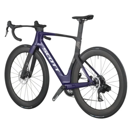 Grape Purple and Carbon Black SCOTT Foil RC Team Bike