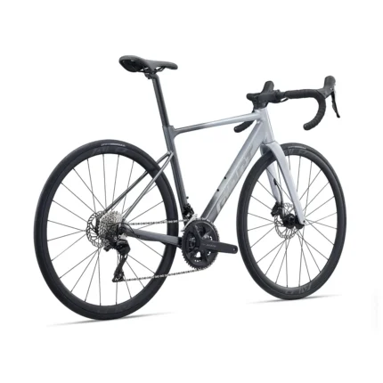 Pearl White:Charcoal Giant Contend SL road bike with ALUXX-SL aluminum frame