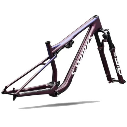 S-Works Epic 9 Frameset in Gloss Bordeaux Metallic