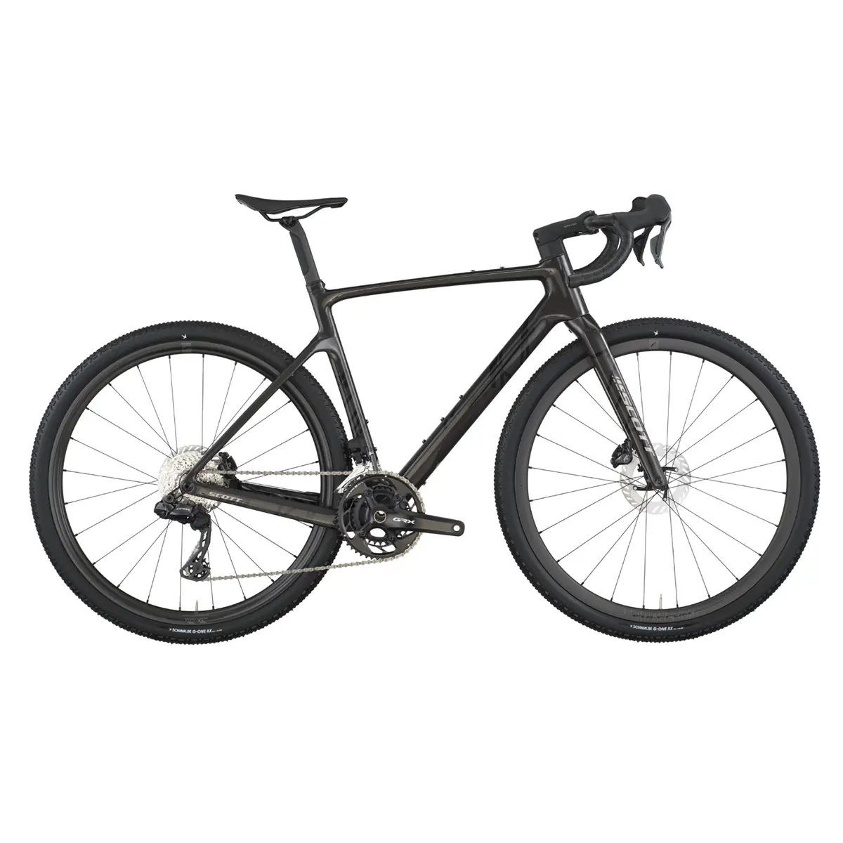 SCOTT Addict Gravel 15 Bike in carbon black SCOTT Addict Gravel 15 Bike in carbon black