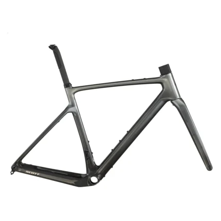 SCOTT Addict Gravel Team HMF Frameset in chrome silver