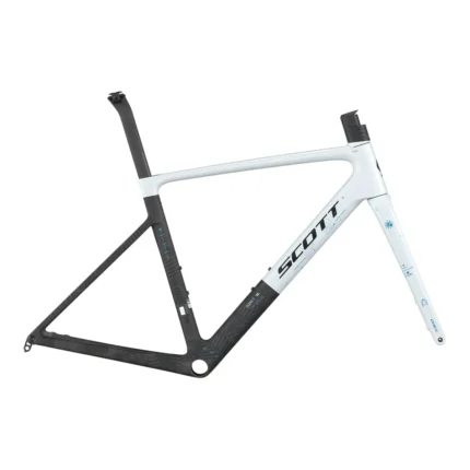 SCOTT Addict RC Pro HMX Frameset in cumulus white and carbon black
