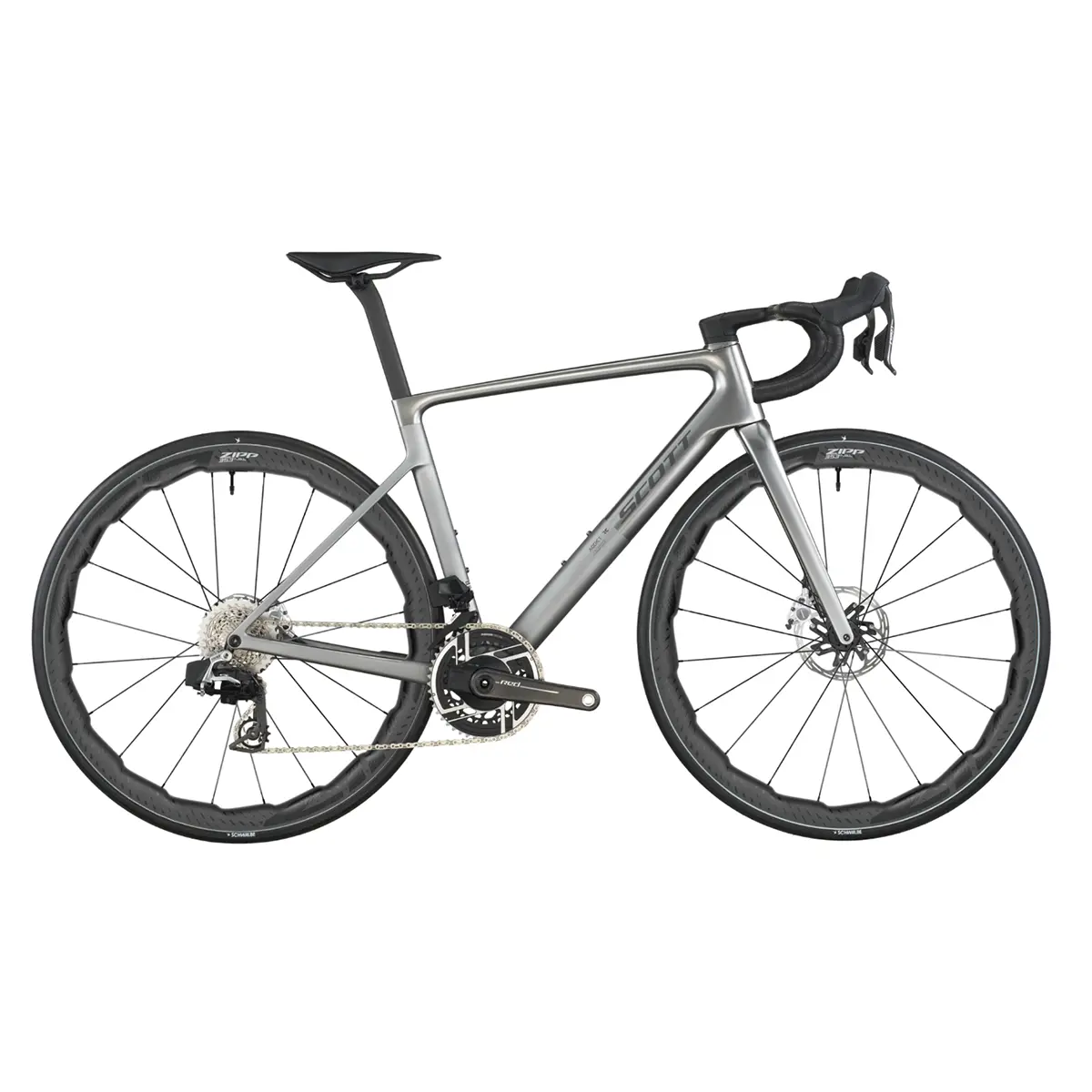 SCOTT Addict RC Ultimate Bike in Chrome Silver SCOTT Addict RC Ultimate Bike in Chrome Silver