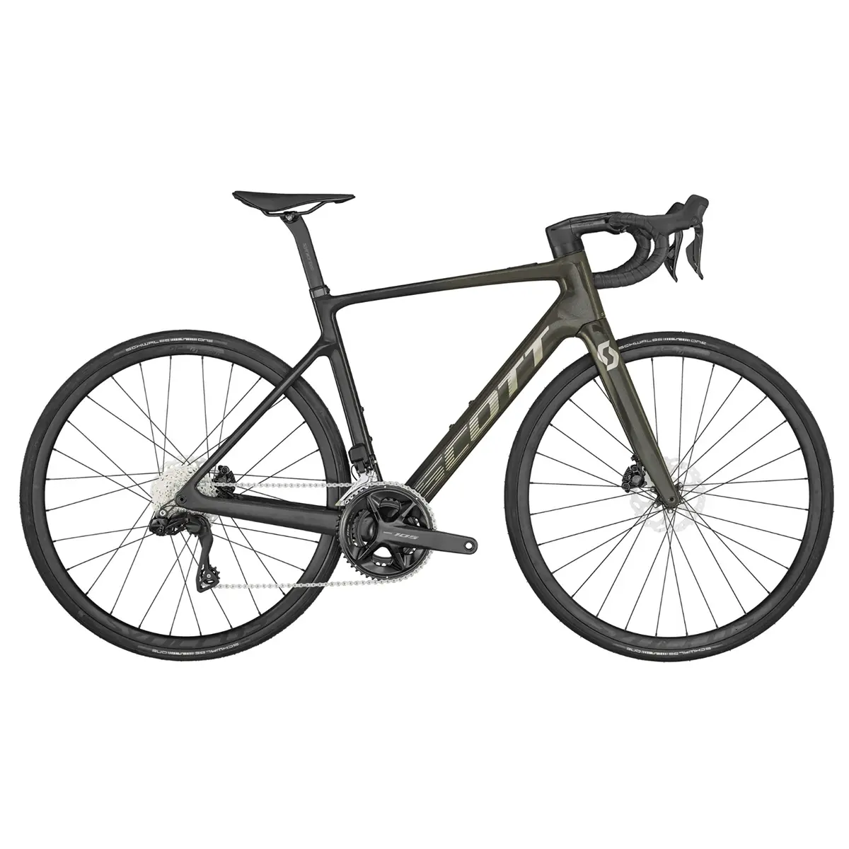 SCOTT Addict RC eRIDE 20 Bike in Black SCOTT Addict RC eRIDE 20 Bike in Black