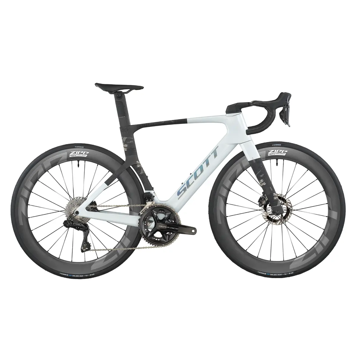 SCOTT Foil RC Pro Bike in Cumulus White and Carbon Black SCOTT Foil RC Pro Bike in Cumulus White and Carbon Black