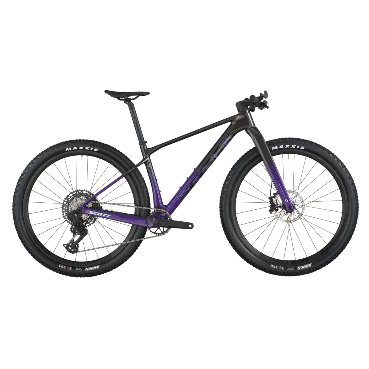 SCOTT Scale Gravel 10 Bike in carbon black and indigo purple SCOTT Scale Gravel 10 Bike in carbon black and indigo purple