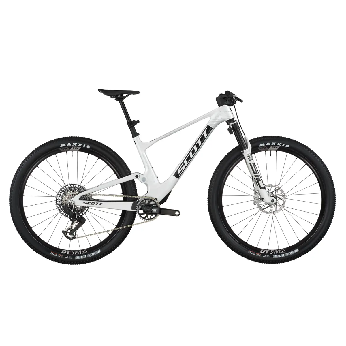 SCOTT Spark RC World Cup EVO Bike in white SCOTT Spark RC World Cup EVO Bike in white