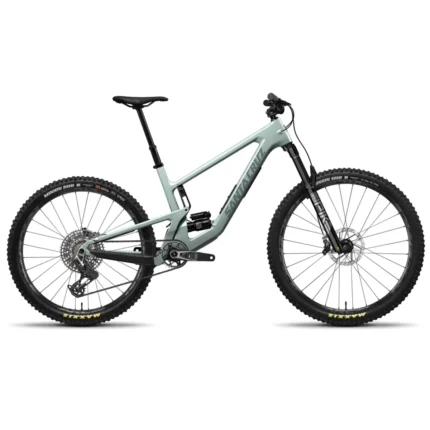 Santa Cruz 5010 X0 AXS trail mountain bike in Gloss Light Blue