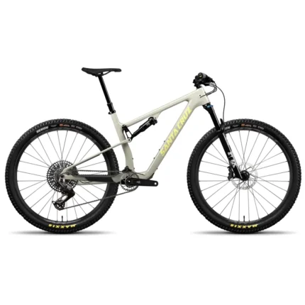 Santa Cruz Blur 90 Trail cross country mountain bike in Gloss Fog