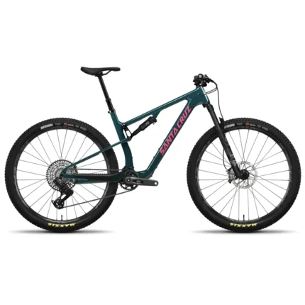 Santa Cruz Blur GX AXS Trail cross country mountain bike in Gloss Dark Teal