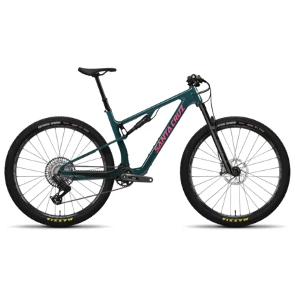 Santa Cruz Blur GX AXS cross country mountain bike in Gloss Dark Teal
