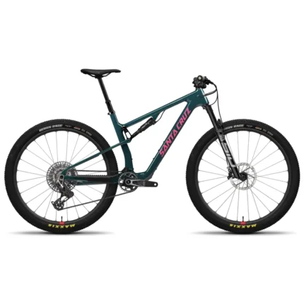 Santa Cruz Blur X0 AXS RSV cross country mountain bike in Gloss Dark Teal