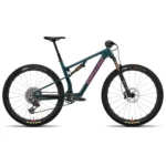 Santa Cruz Blur X0 AXS Trail RSV cross country mountain bike in Gloss Dark Teal