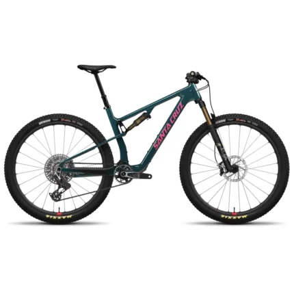 Santa Cruz Blur X0 AXS Trail RSV cross country mountain bike in Gloss Dark Teal