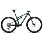 Santa Cruz Blur XX AXS FA RSV cross country mountain bike in Gloss Dark Teal