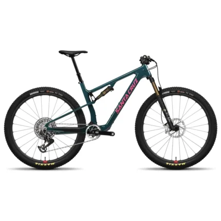 Santa Cruz Blur XX AXS Trail RSV cross country mountain bike in Gloss Dark Teal