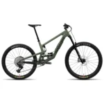 Santa Cruz Bronson GX AXS trail mountain bike in Matte Poblano Green
