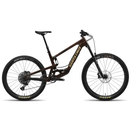 Santa Cruz Bronson R trail mountain bike in Translucent Root Beer