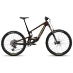 Santa Cruz Bronson X0 AXS trail mountain bike in Translucent Root Beer