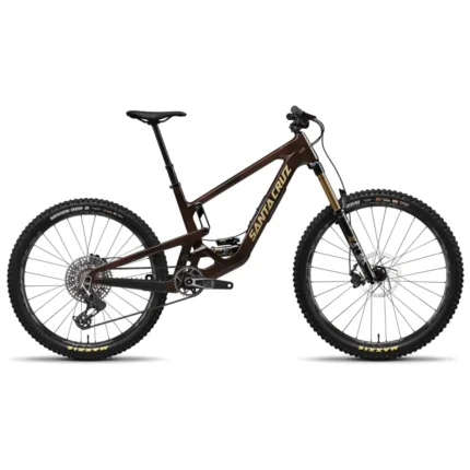 Santa Cruz Bronson X0 AXS trail mountain bike in Translucent Root Beer